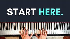 Complete Beginner Piano Lesson- Learn an Easy Song