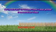 HP LaserJet CP1525nw Color Laser Printer Demostration video 1-20-2017