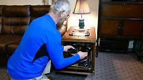Demo of my 1949 Zenith 12H993R Chairside Radio Record Player