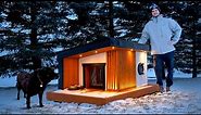 Building a HEATED DOG HOUSE for Canadian Winters