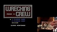 Famicom Data Recorder - Wrecking Crew (American NES and Game)