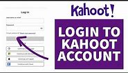 How to Login Kahoot Account || Sign-In Kahoot || Kahoot Account || 2022