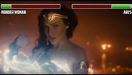 Wonder Woman vs. Ares WITH HEALTHBARS | Final Battle | HD | Wonder Woman