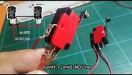 2 limit switches wiring using same pin Arduino