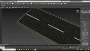 Applying Road Material/Texture along Road in 3ds Max Corona 8 || AJ Designer || Road in 3ds max
