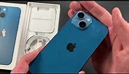 iPhone 13 Mini Blue Quick Unboxing