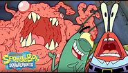 Plankton Attacks the Krusty Krab with a Chum Monster! 🍔 | SpongeBob