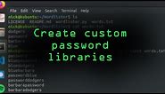 Create Custom Password Libraries with Wordlister [Tutorial]