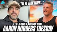Aaron Rodgers Talks Reflecting On Life Before His 40th Birthday, Sets Expectations On His Return
