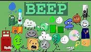 ALL BFB CHARACTERS IN BFB TEAMS