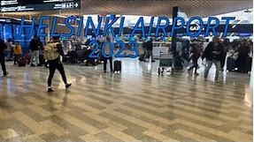 Helsinki Vantaa Airport 2023 - Inside View and Outside