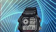 Casio AE 1200 Square Digital Vintage Wrist Watch