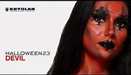 Devil Face Painting Tutorial - Halloween 2023