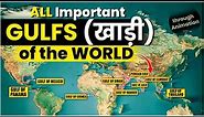 All Important Gulf of World & their Location on MAP | Smart Tricks | OnlyIAS