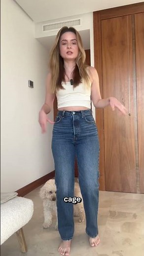 Trying Levi’s Ribcage Straight on wider hips👖 #levis #levisribcage #jeans #jeansforwiderhips #tryon