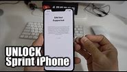 The Only Way to Unlock Your Sprint iPhone