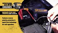 DEWALT 1600 Peak Amp Lithium Jump Starter with USB Power Bank DXAELJ16