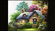 Painting The Basic Cottage In Acrylics - Lesson 3