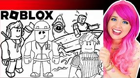 Coloring Roblox Avatars & Characters Coloring Pages | Prismacolor Markers