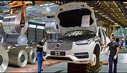 How They Build Volvo Best Cars From Scratch - Inside Production Line Factory