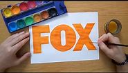How to draw a FOX logo