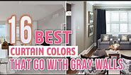 What Color Curtains Go With Gray Walls? ( Best 16 Colors )