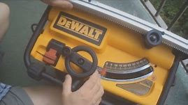Dewalt Compact Table Saw (DW745) How to Set Up and Use