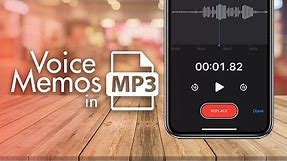 How to Convert iPhone Voice Memo to mp3 (without iTunes)