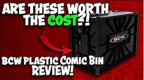 Plastic Comic Book Short Boxes Review! BCW Short Comic Book Bin