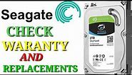 seagate warrant and replacement || How to chek warranty of Seagate Hard Disk.ll HDD Warranty online