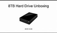 2015-12-20 8TB Hard Drive Unboxing