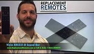 VIZIO XRS551-D Sound Bar System Remote Control - www.ReplacementRemotes.com