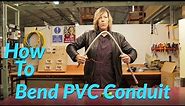Bending PVC Conduit for Electrical Wiring