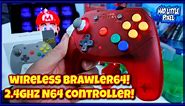 Finally A GOOD Wireless N64 Controller! Retro Fighters Brawler 64 2.4 GHZ Analog Test/Review!