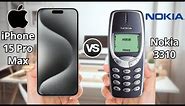 iPhone 15 Pro Max vs NOKIA 3310 - Can It Beat The Invincible Brick?