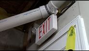 90min. Exit Sign & Emergency Light Test / Exit Sign Set Up 11