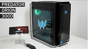 Unboxing Acer Predator Orion 3000 Gaming Desktop Computer With Games Test - ASMR
