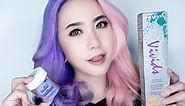 Lilac & Pastel Pink Split Hair Tutorial Using Directions & Pravana | Niken Nicula