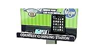 Customizable Deluxe Free Standing Cell Phone Charging Station | Multi-Device Retail Kiosk with 8 Charger Ports | Compatible with Apple iPhones, iPads, Samsung, Android, Tablets and More!
