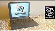 Toshiba Portégé ultraportable Windows 98 revival