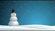 Snowman - HD Background Loop