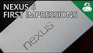 Nexus 6 Unboxing and First Impressions!