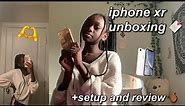 Black iPhone XR unboxing and setup + accessories and review !