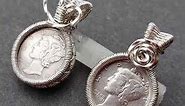 Wire Wrapped Coin Pendant Custom