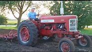 Cultivating with a Farmall 450!