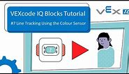 VEXcode IQ Blocks - 7. Using the Colour Sensor to track lines