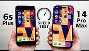 iPhone 6s Plus vs iPhone 14 Pro Max SPEED TEST in 2023 | is 6s Plus Worth Buying in 2023 ?