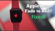 Solved: Apple Watch Apple Logo Faded to Red