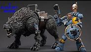Joytoy Warhammer 40k Space Wolves Thunderwolf Cavalry Frode 1:18 Scale Action Figures Review