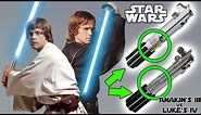 Why Luke and Anakin's Lightsabers are DIFFERENT after Revenge of the Sith - Star Wars Explained (Th)